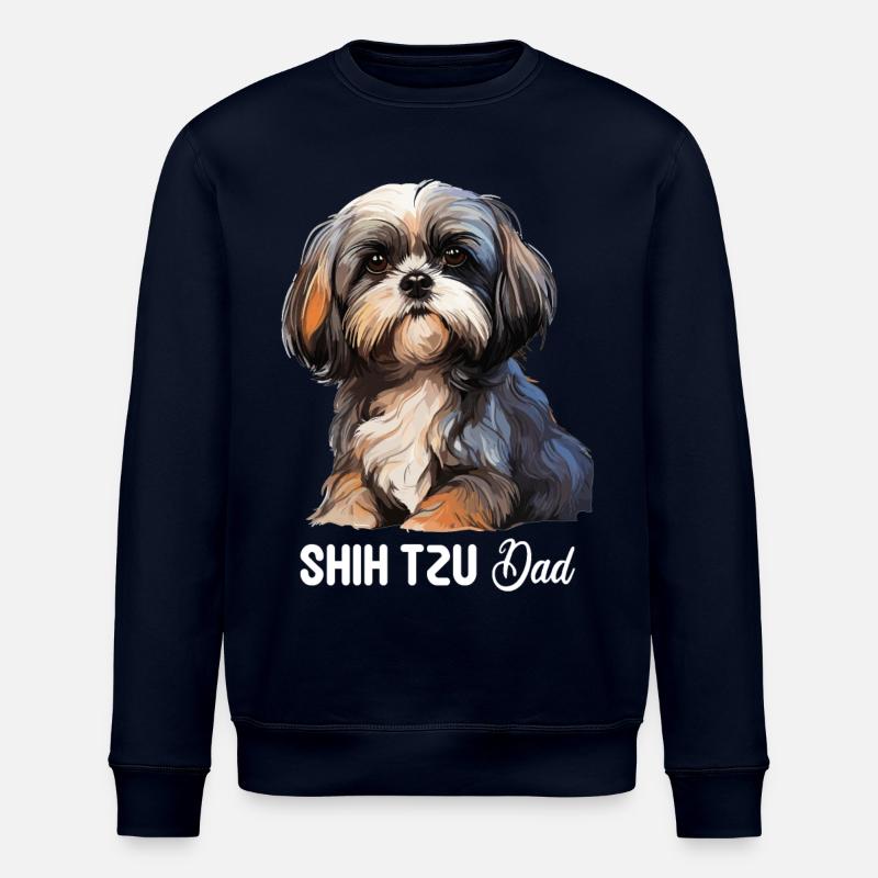 Shih Tzu - Stanley/Stella Unisex Bio-Sweatshirt ROLLER - Navy