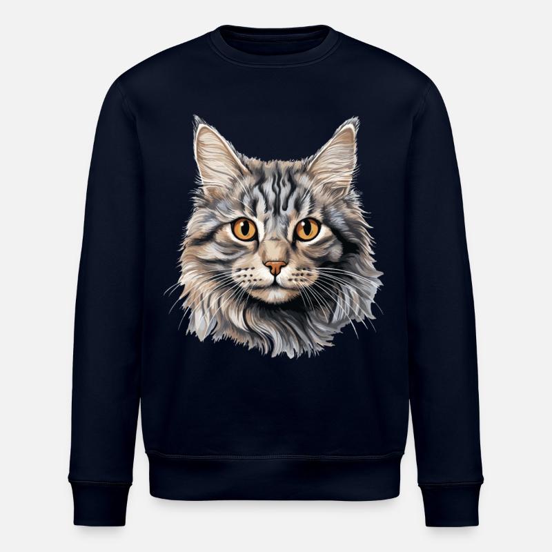 Chat Chats American Bobtail - Sweat bio ROLLER Stanley/Stella Unisexe - marine