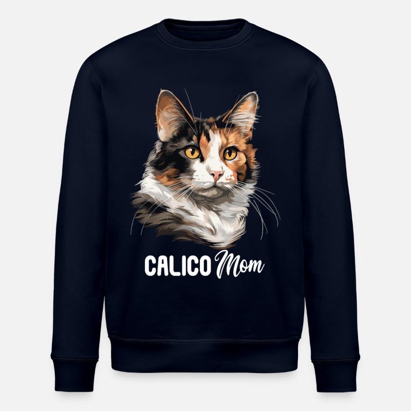 Chat calicot Chat porte-bonheur - Sweat bio ROLLER Stanley/Stella Unisexe - marine
