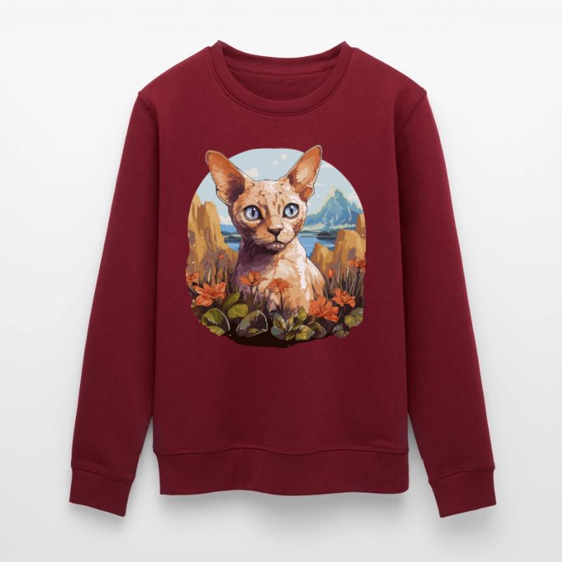 Chaton Devon Rex Chat Devon Rex Sweat bio ROLLER Stanley/Stella Unisexe