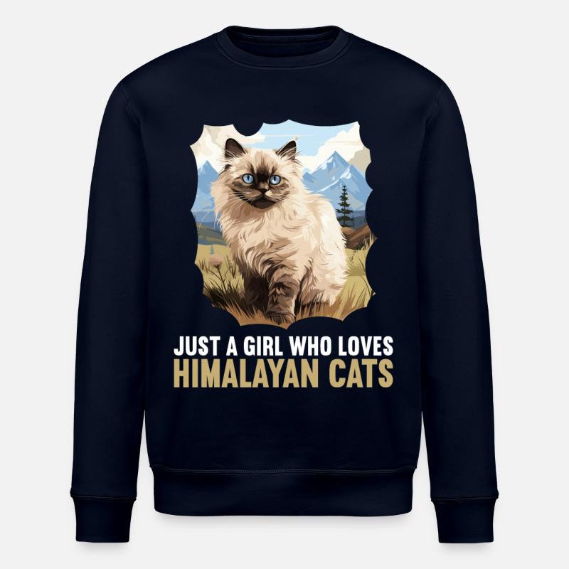 Chat de l’Himalaya Colourpoint Katze - Sweat bio ROLLER Stanley/Stella Unisexe - marine