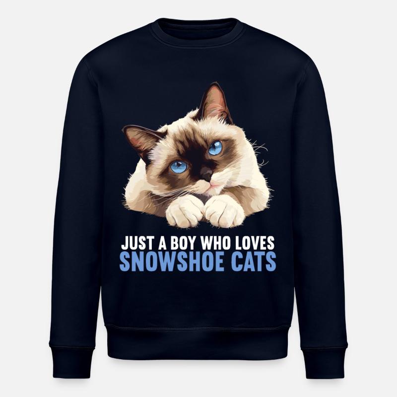 Chaton raquette Chat raquette - Sweat bio ROLLER Stanley/Stella Unisexe - marine