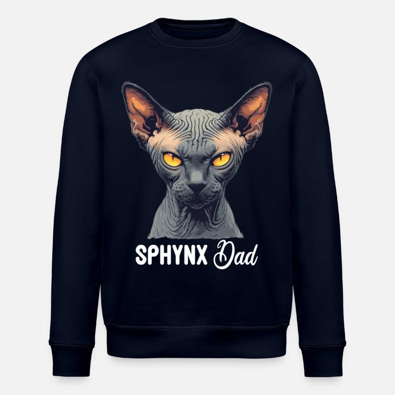 Chaton Sphynx Chat Sphynx - Sweat bio ROLLER Stanley/Stella Unisexe - marine
