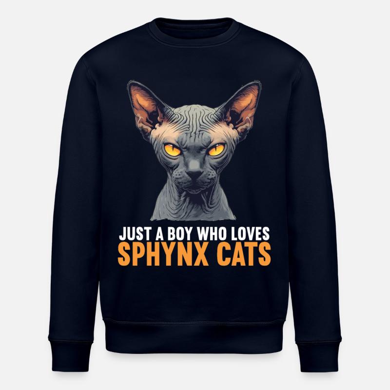 Chaton Sphynx Chat Sphynx - Sweat bio ROLLER Stanley/Stella Unisexe - marine