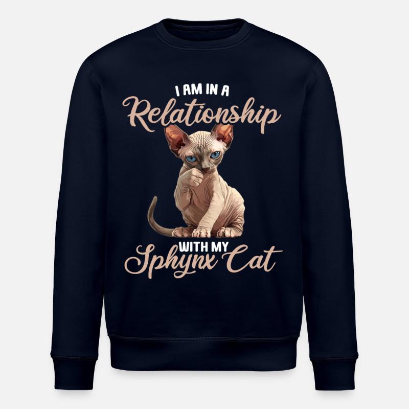 Chaton Sphynx Chat Sphynx - Sweat bio ROLLER Stanley/Stella Unisexe - marine