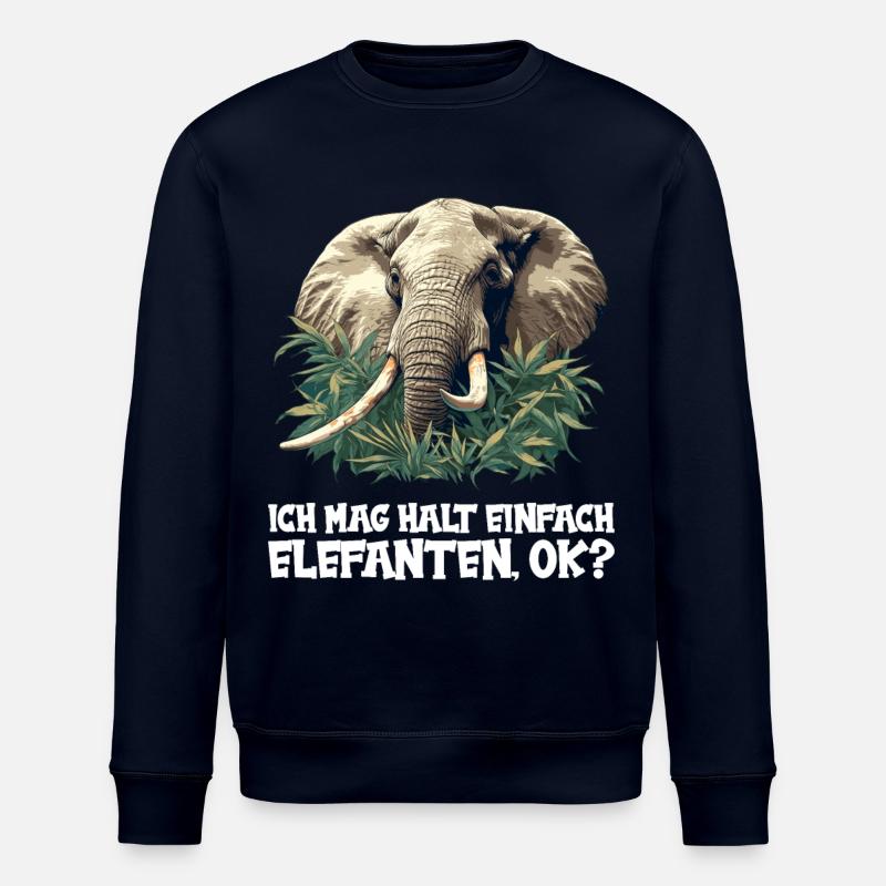 Éléphant Éléphant - Sweat bio ROLLER Stanley/Stella Unisexe - marine
