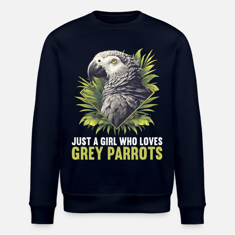 Graupapageien Graupapagei - Stanley/Stella Unisex Bio-Sweatshirt ROLLER - Navy