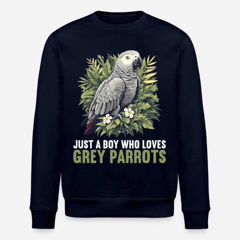 Graupapageien Graupapagei - Stanley/Stella Unisex Bio-Sweatshirt ROLLER - Navy