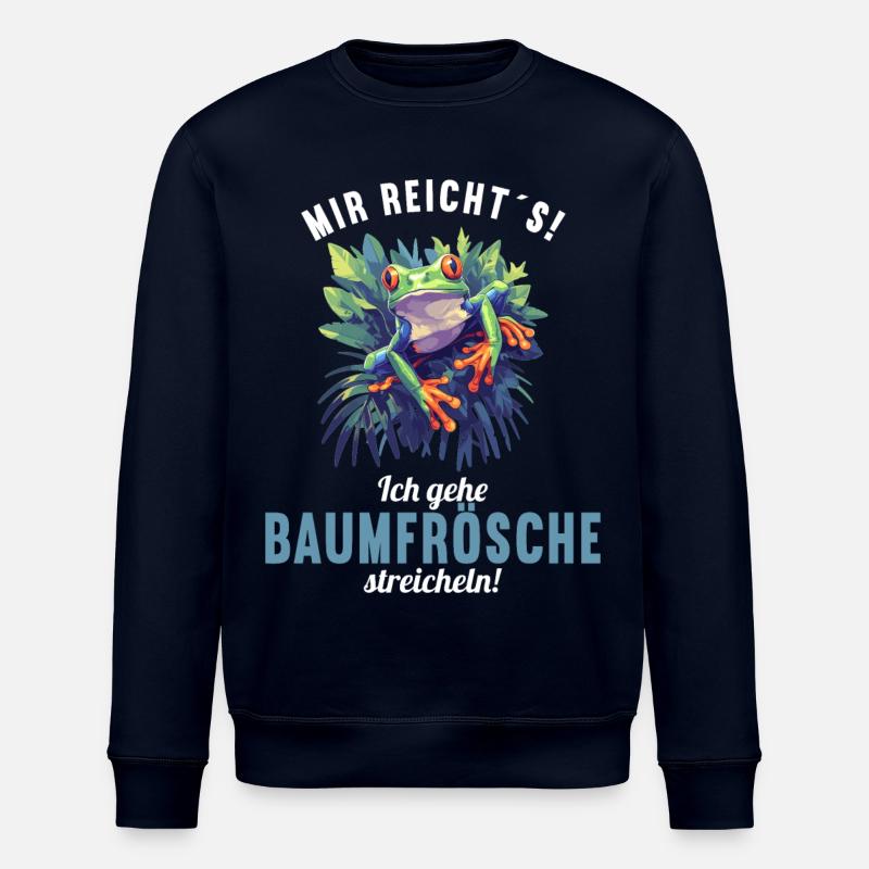 Rainette Baumfrösche Baumfrosch - Sweat bio ROLLER Stanley/Stella Unisexe - marine