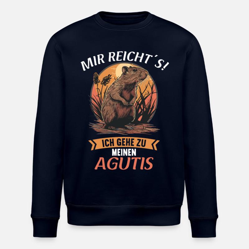 Agouti Agutis Aguti - Stanley/Stella ROLLER Unisex Organic Sweatshirt - navy