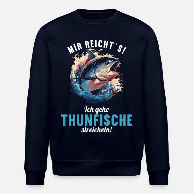 Thon Thunfische Thunfisch - Sweat bio ROLLER Stanley/Stella Unisexe - marine