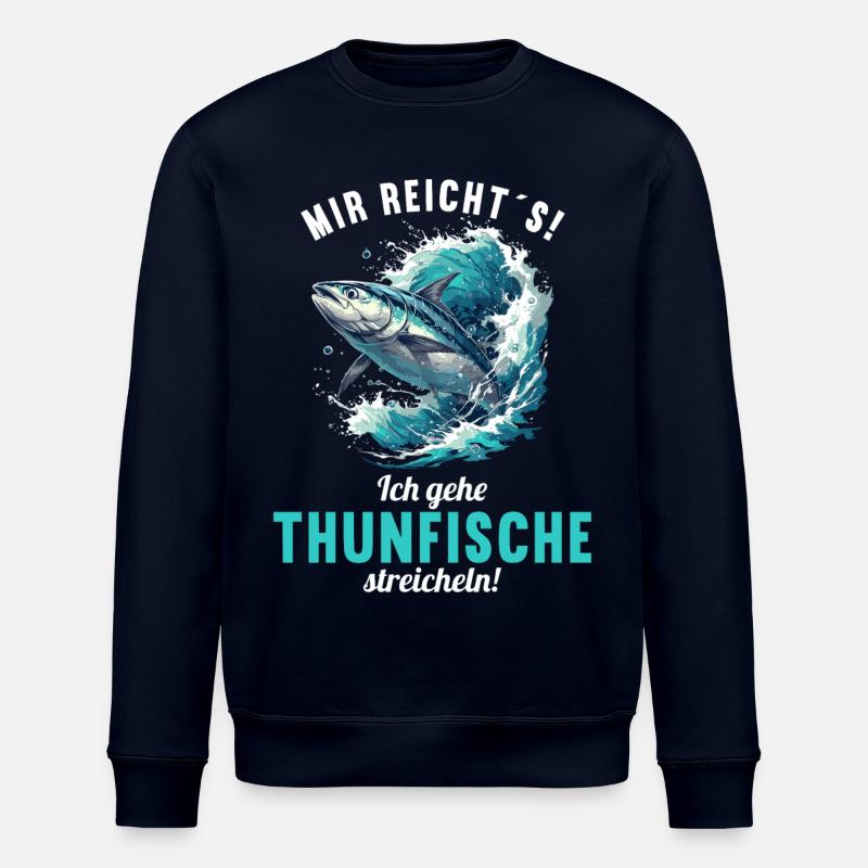 Thon Thunfische Thunfisch - Sweat bio ROLLER Stanley/Stella Unisexe - marine
