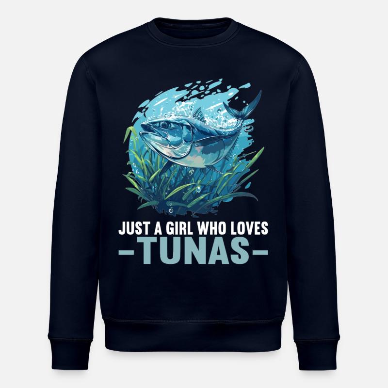 Thon Thunfische Thunfisch - Sweat bio ROLLER Stanley/Stella Unisexe - marine