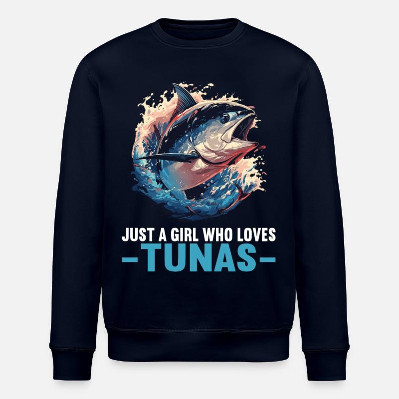 Tuna Thunfische Thunfisch - Stanley/Stella Unisex Bio-Sweatshirt ROLLER - Navy