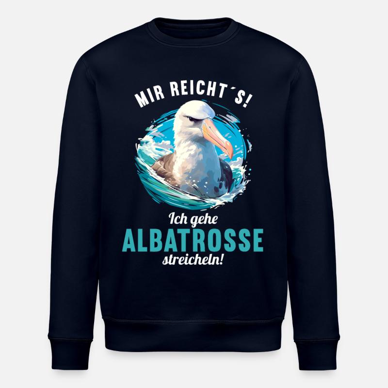 Albatross Albatrosse Albatros - Stanley/Stella Unisex Bio-Sweatshirt ROLLER - Navy
