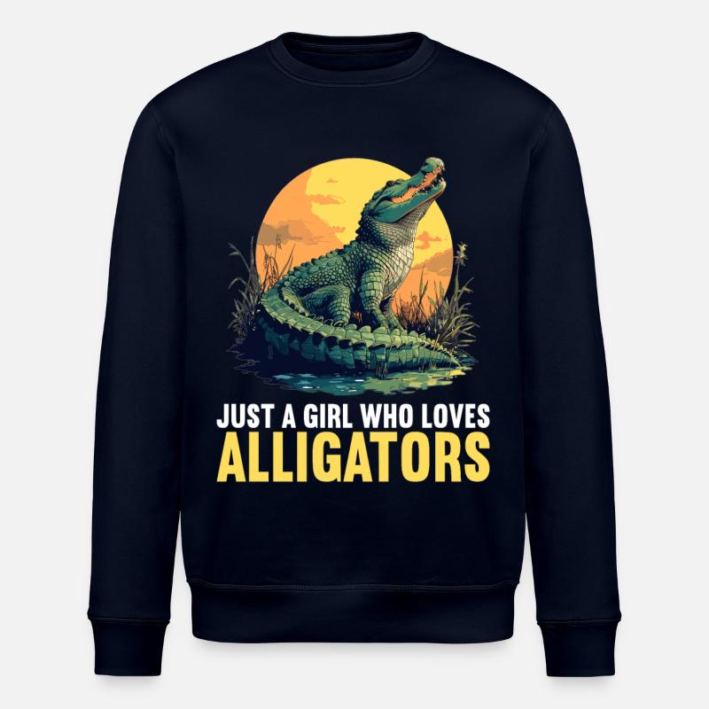 Alligatoren Alligator - Stanley/Stella Unisex Bio-Sweatshirt ROLLER - Navy
