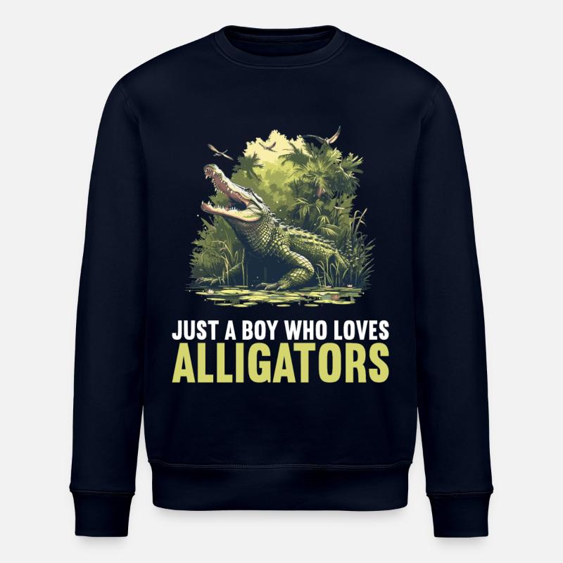 Alligatoren Alligator - Stanley/Stella Unisex Bio-Sweatshirt ROLLER - Navy