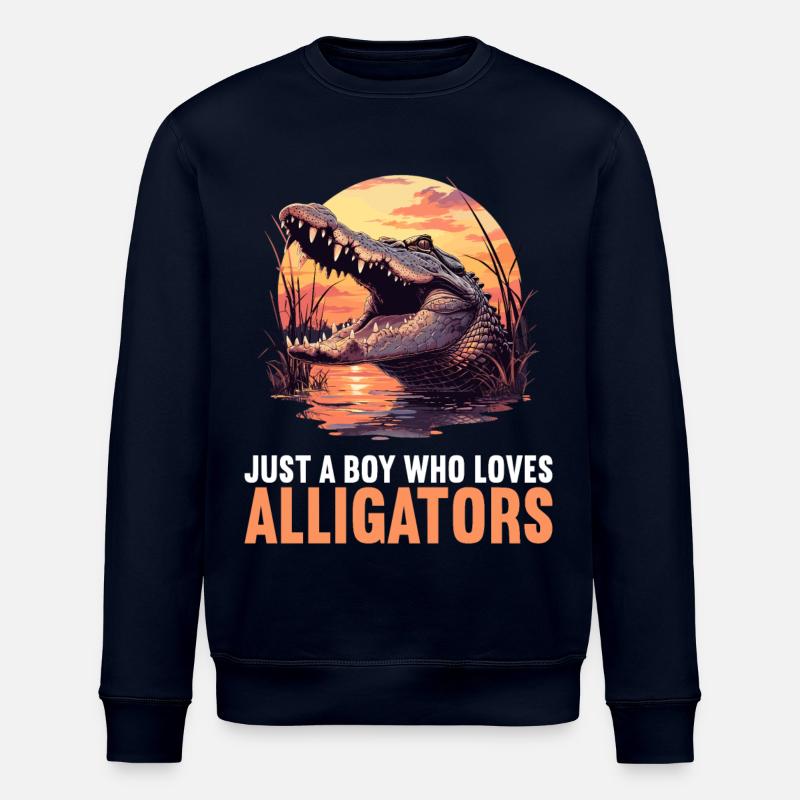 Alligatoren Alligator - Stanley/Stella Unisex Bio-Sweatshirt ROLLER - Navy