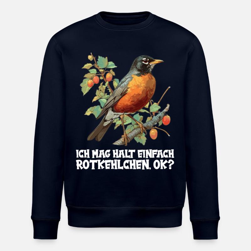 Robin Rotkehlchen - Stanley/Stella Unisex Bio-Sweatshirt ROLLER - Navy