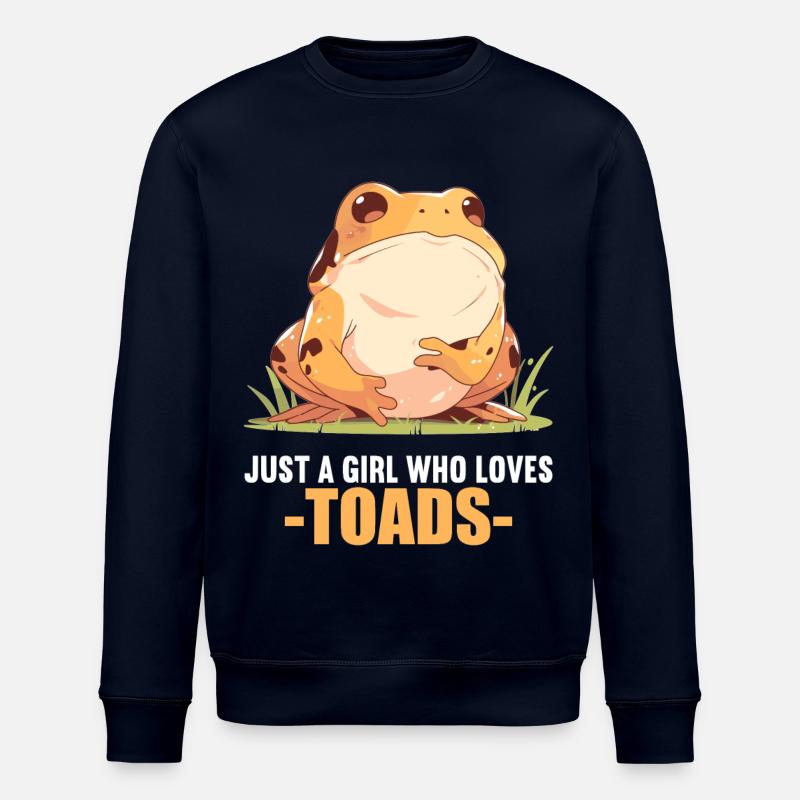 Toad Kröten Kröte - Stanley/Stella Unisex Bio-Sweatshirt ROLLER - Navy