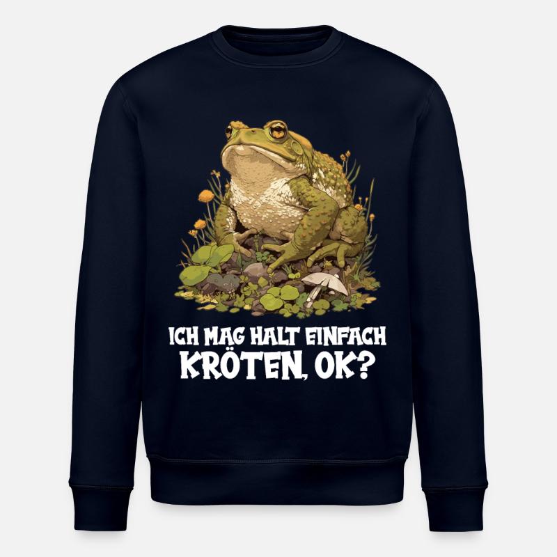Toad Kröten Kröte - Stanley/Stella Unisex Bio-Sweatshirt ROLLER - Navy