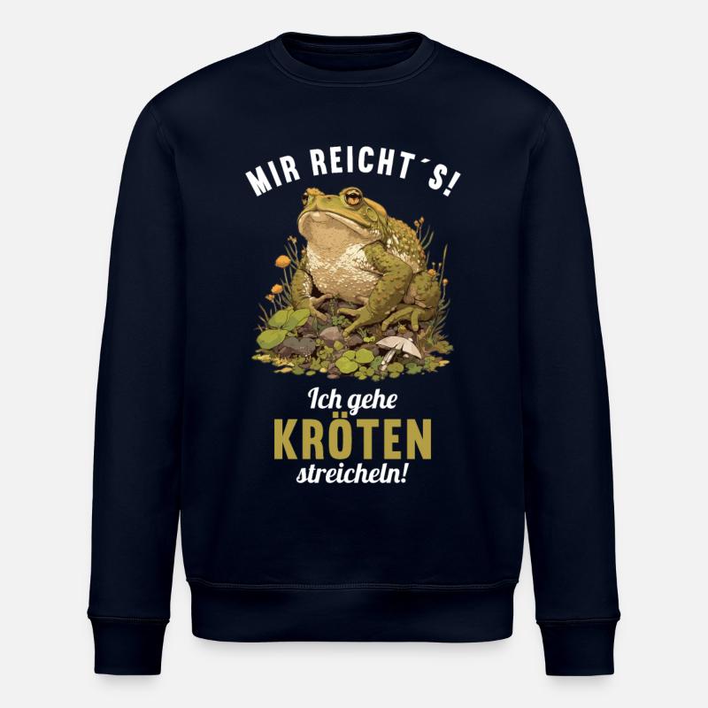 Toad Toads Toad - Stanley/Stella ROLLER Unisex Organic Sweatshirt - navy