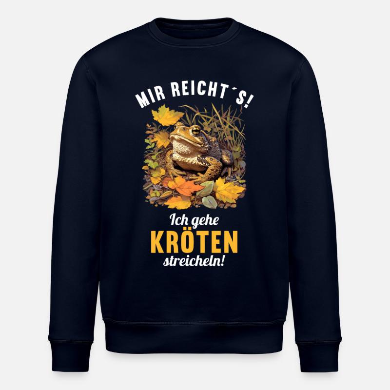 Toad Kröten Kröte - Stanley/Stella Unisex Bio-Sweatshirt ROLLER - Navy