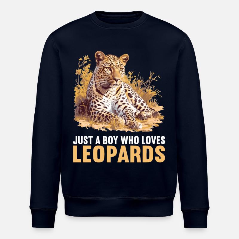Léopard léopard - Sweat bio ROLLER Stanley/Stella Unisexe - marine