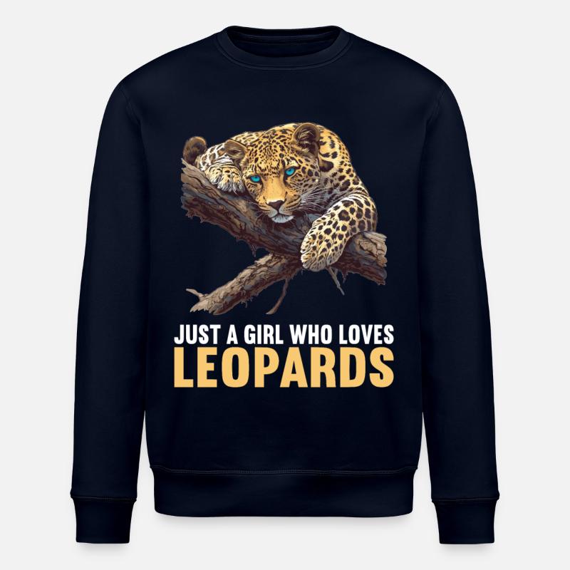 Léopard léopard - Sweat bio ROLLER Stanley/Stella Unisexe - marine