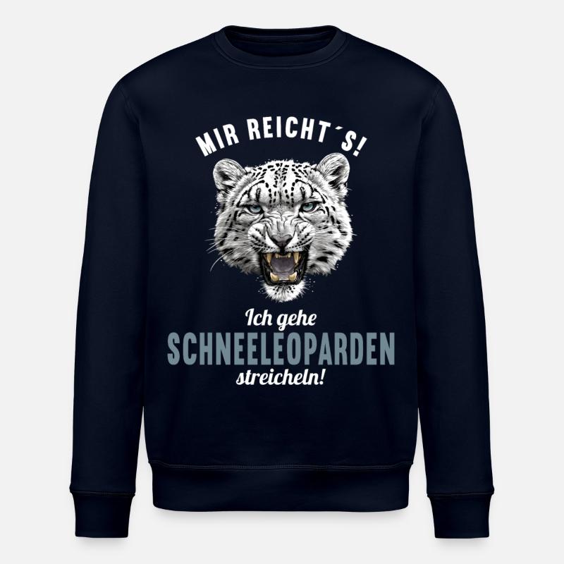 Léopard des neiges Schneeleoparden Schneeleopard - Sweat bio ROLLER Stanley/Stella Unisexe - marine