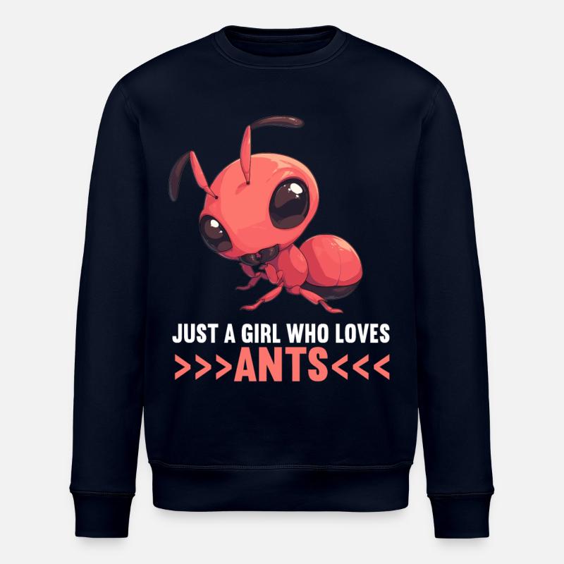 Ant ants ant - Stanley/Stella ROLLER Unisex Organic Sweatshirt - navy