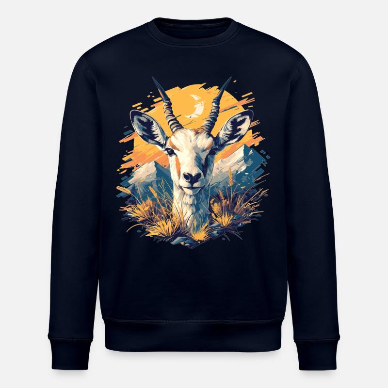 Antilope antilope antilope ouverte - Sweat bio ROLLER Stanley/Stella Unisexe - marine