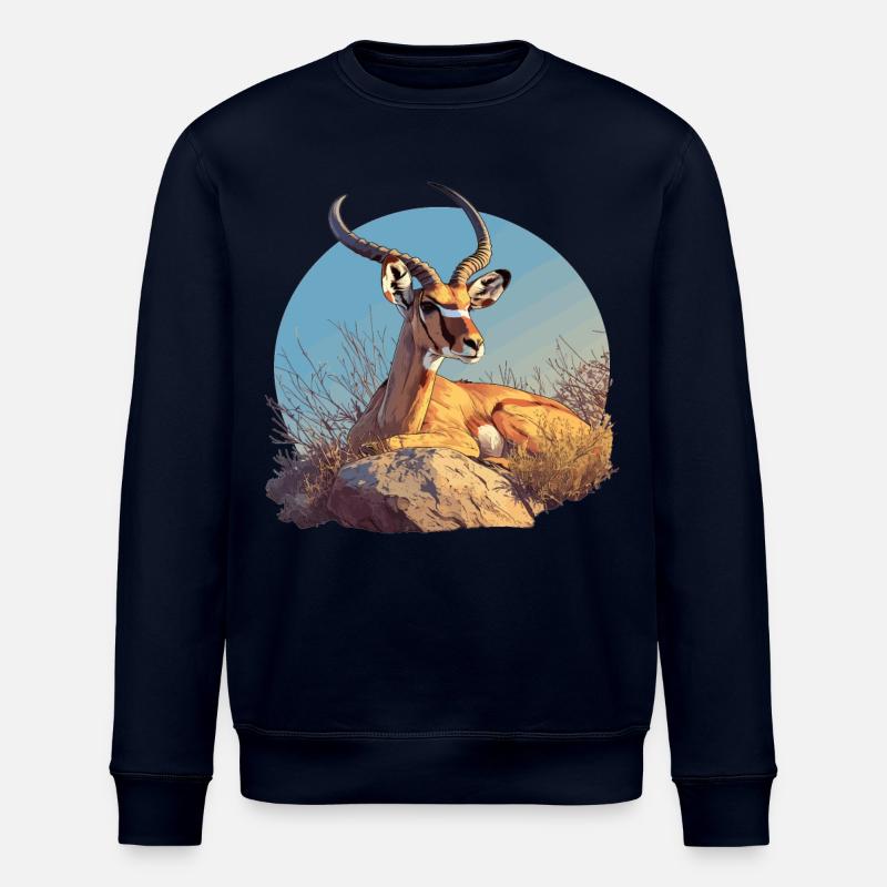 Antelope Antilopen Antilope - Stanley/Stella Unisex Bio-Sweatshirt ROLLER - Navy