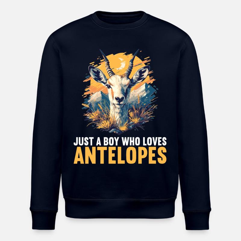 Antelope Antilopen Antilope - Stanley/Stella Unisex Bio-Sweatshirt ROLLER - Navy