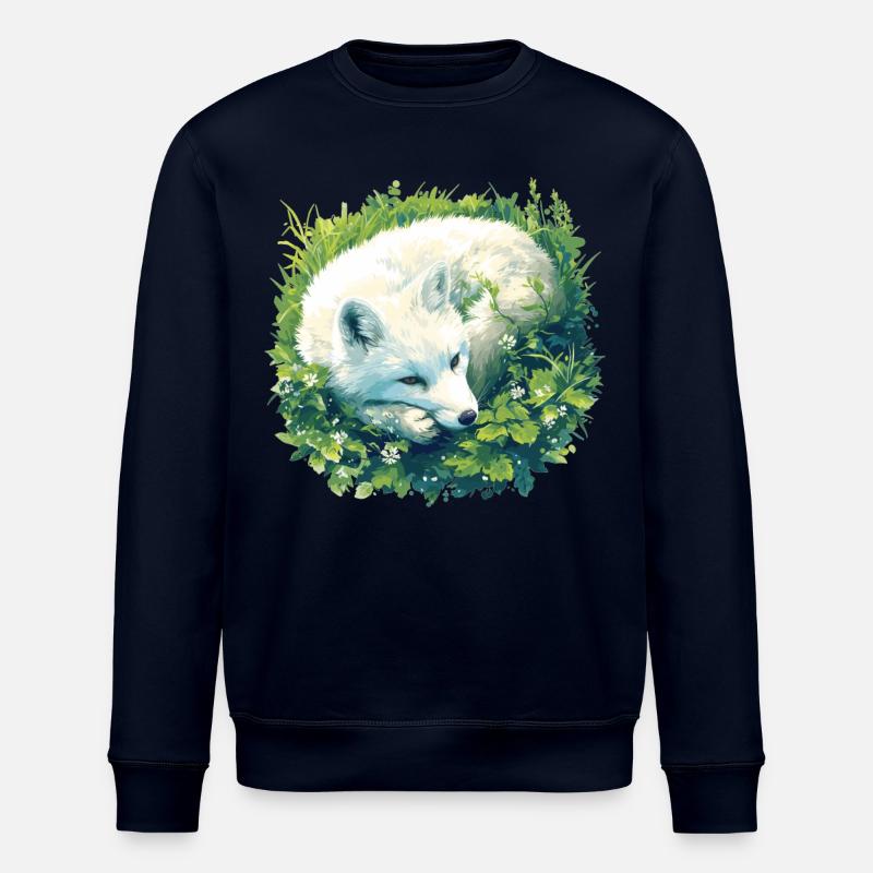 Arctic Fox Polarfüchse Polarfuchs - Stanley/Stella ROLLER Unisex Organic Sweatshirt - navy
