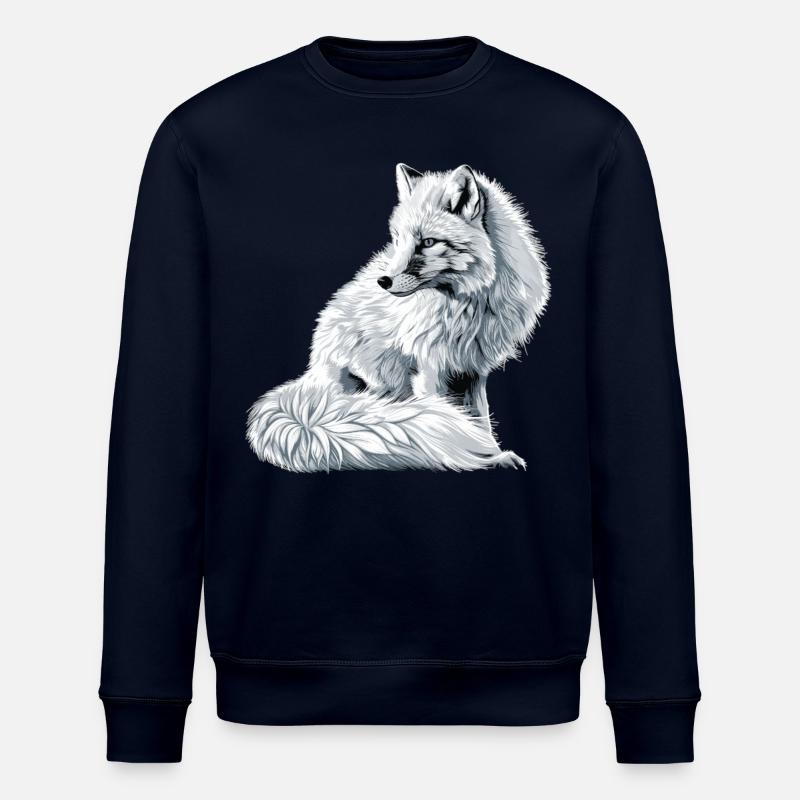 Arctic Fox Polarfüchse Polarfuchs - Stanley/Stella ROLLER Unisex Organic Sweatshirt - navy