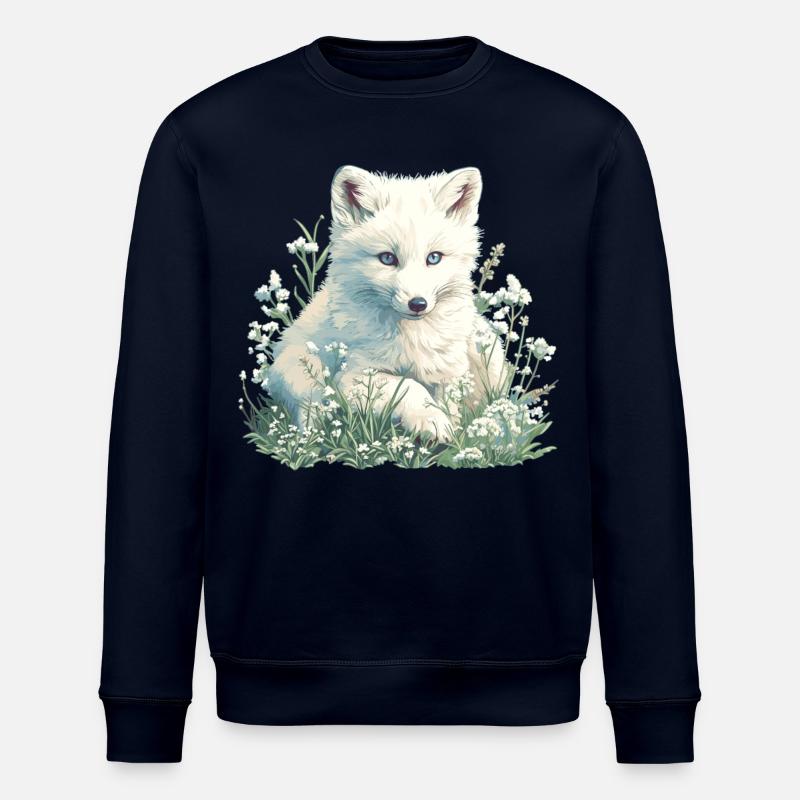 Renard arctique Polarfüchse Polarfuchs - Sweat bio ROLLER Stanley/Stella Unisexe - marine