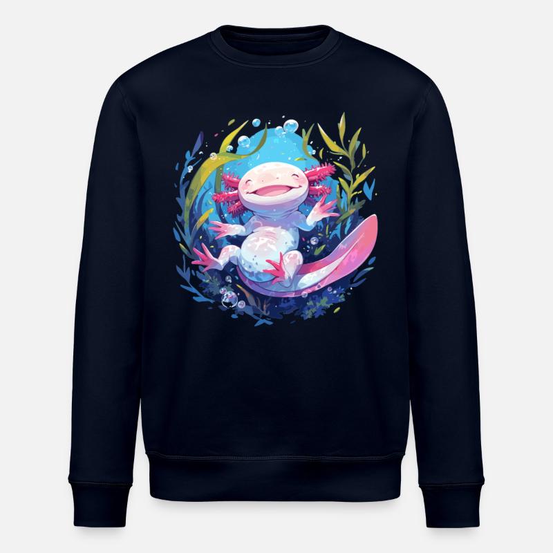 Axolotl - Stanley/Stella Unisex Bio-Sweatshirt ROLLER - Navy