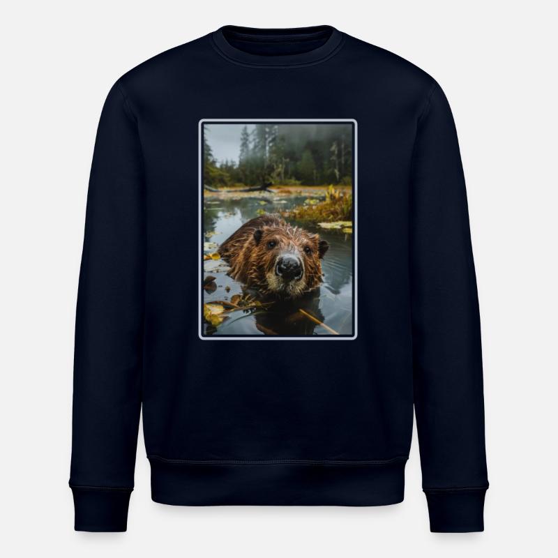 Beaver Biber - Sweat bio ROLLER Stanley/Stella Unisexe - marine