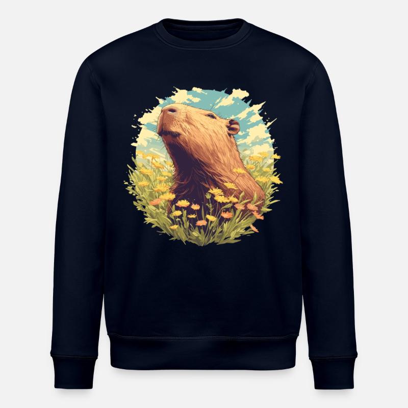 Capybaras Capybara - Sweat bio ROLLER Stanley/Stella Unisexe - marine