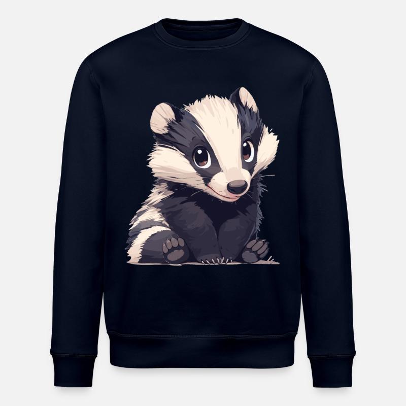 Badger Dachse Dachs - Stanley/Stella ROLLER Unisex Organic Sweatshirt - navy