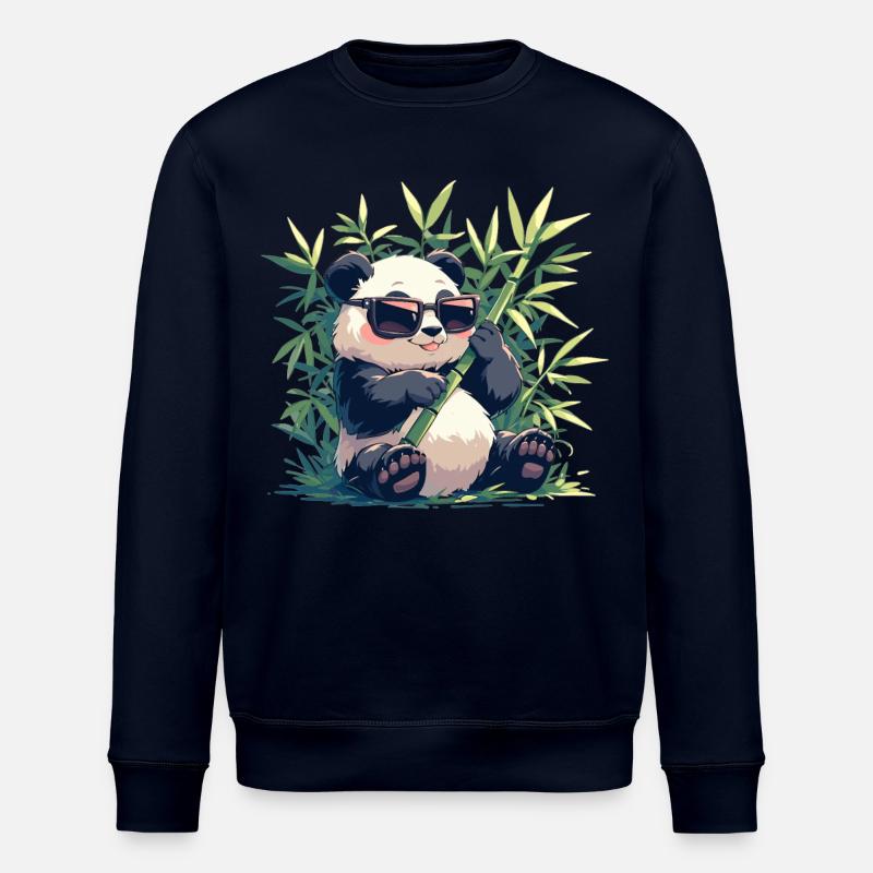 Pandas Panda - Sweat bio ROLLER Stanley/Stella Unisexe - marine