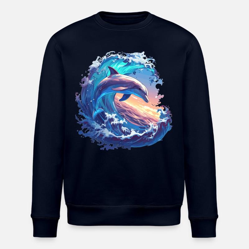 Dauphin Dauphins Dauphin - Sweat bio ROLLER Stanley/Stella Unisexe - marine