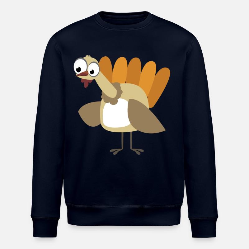 Truthahn Gobbler - Stanley/Stella Unisex Bio-Sweatshirt ROLLER - Navy