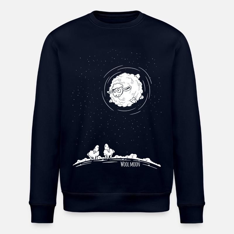 Wool Moon - Stanley/Stella Unisex Bio-Sweatshirt ROLLER - Navy