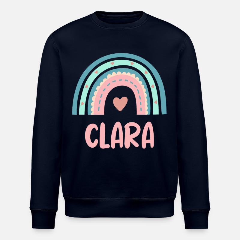 Clara Nom Rainbow Baby - Sweat bio ROLLER Stanley/Stella Unisexe - marine