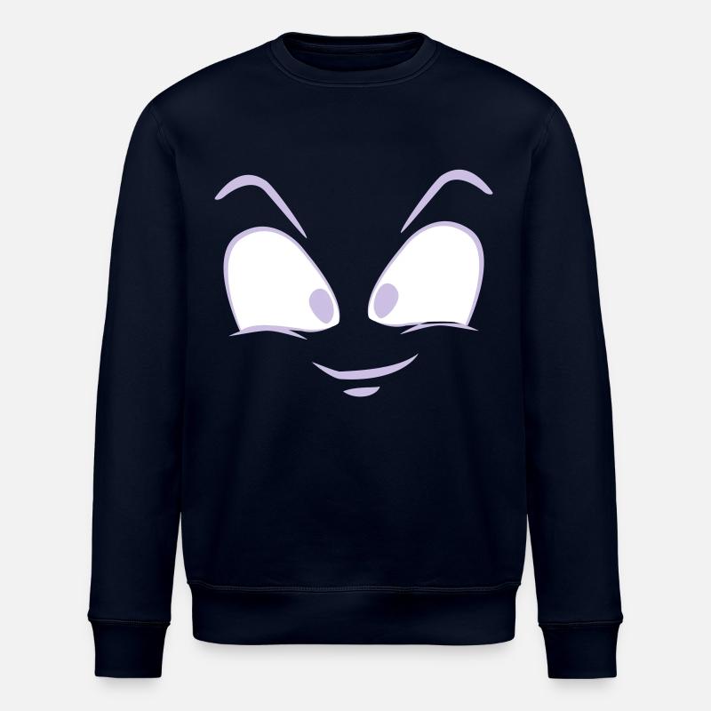Gesicht lustig - Stanley/Stella Unisex Bio-Sweatshirt ROLLER - Navy