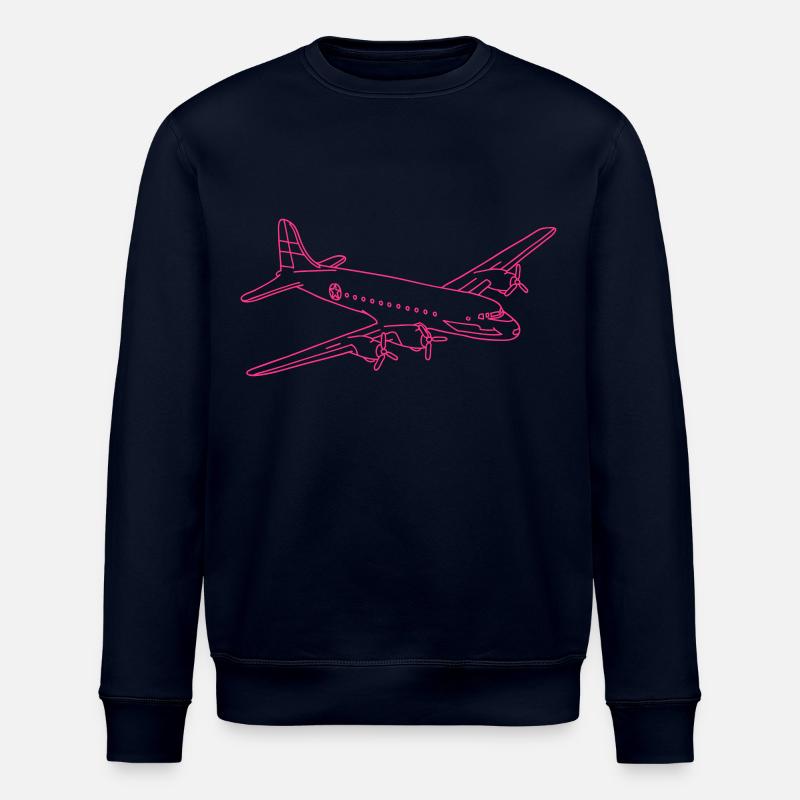 Flugzeug - Stanley/Stella Unisex Bio-Sweatshirt ROLLER - Navy