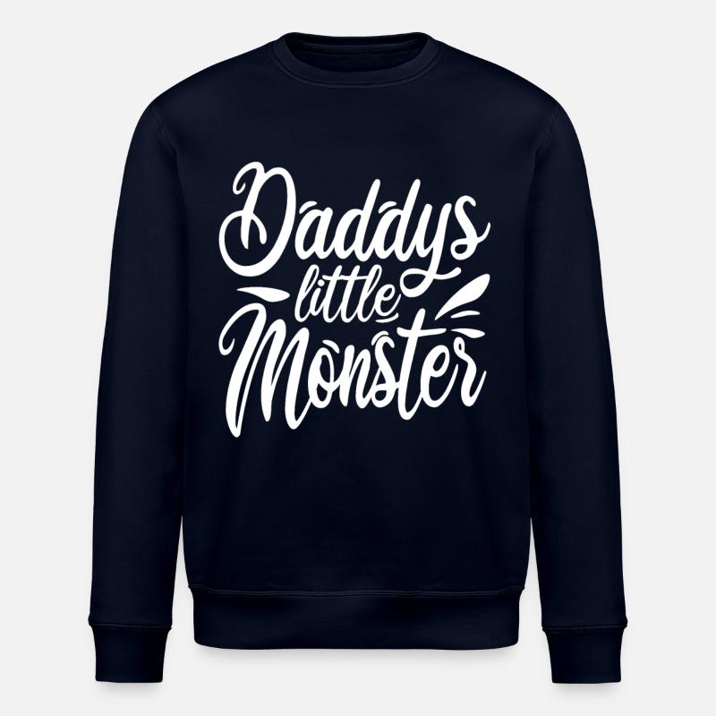 Le petit monstre de papa - Sweat bio ROLLER Stanley/Stella Unisexe - marine