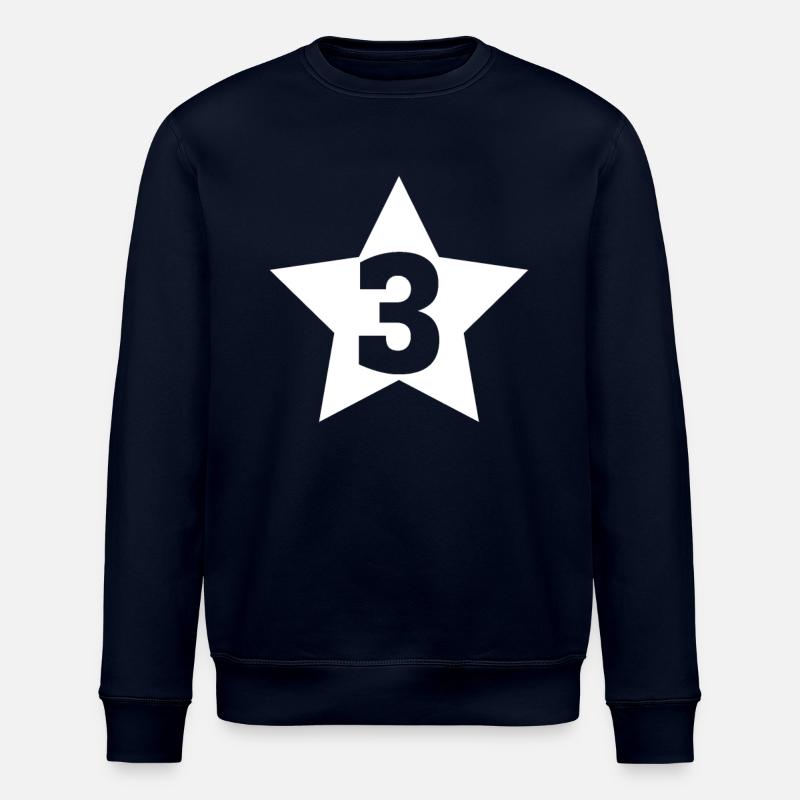 Star 3 - Stanley/Stella ROLLER Unisex Organic Sweatshirt - navy
